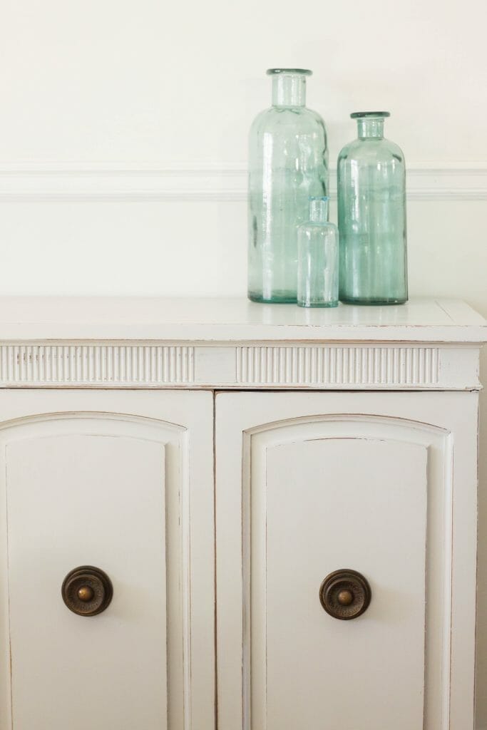Seagull gray Neoclassical Sideboard Furniture Makeover