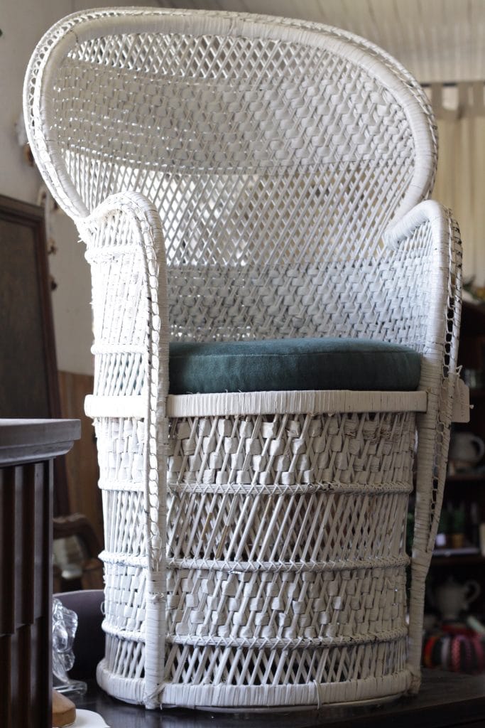 Vintage Peacock Chair at Sweet Clover