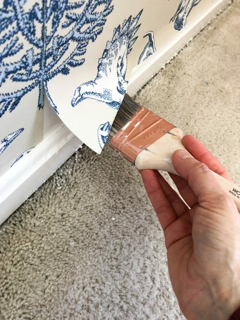 Painting under paper lifting