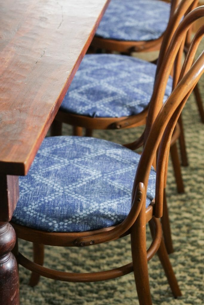 Recovered bentwood chairs