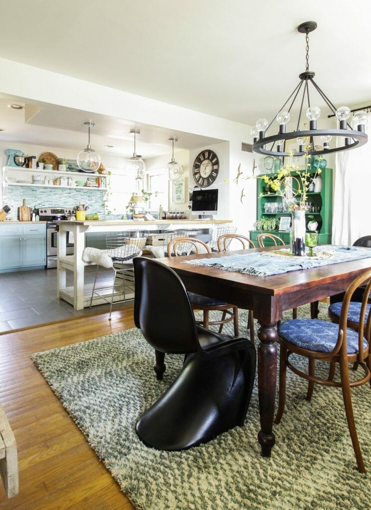 Dining Room Rug Refresh- making spaces flow