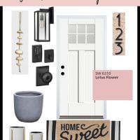 Budget Find Friday: Finds for a Modern Small Front Porch