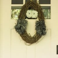 Simple DIY Fall Owl Wreath