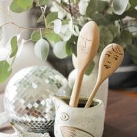 DIY Handmade Gift: “Hip-stir” Wood Burned Spoons