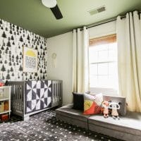 How to Select Colored Paint for the Ceiling: Wilder’s Room 