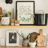 How to Style Kitchen Shelves for Spring