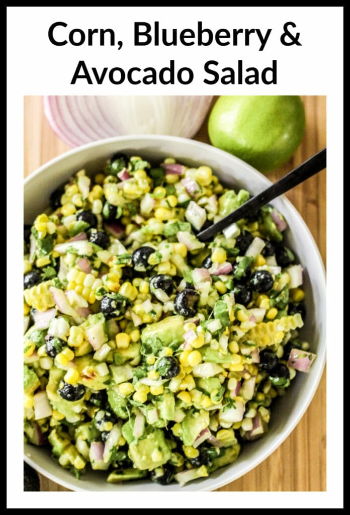 Corn Blueberry Avocado Salad