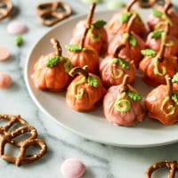 Halloween Cinderella Pumpkin Peanut Butter Balls (A Rough Guide t