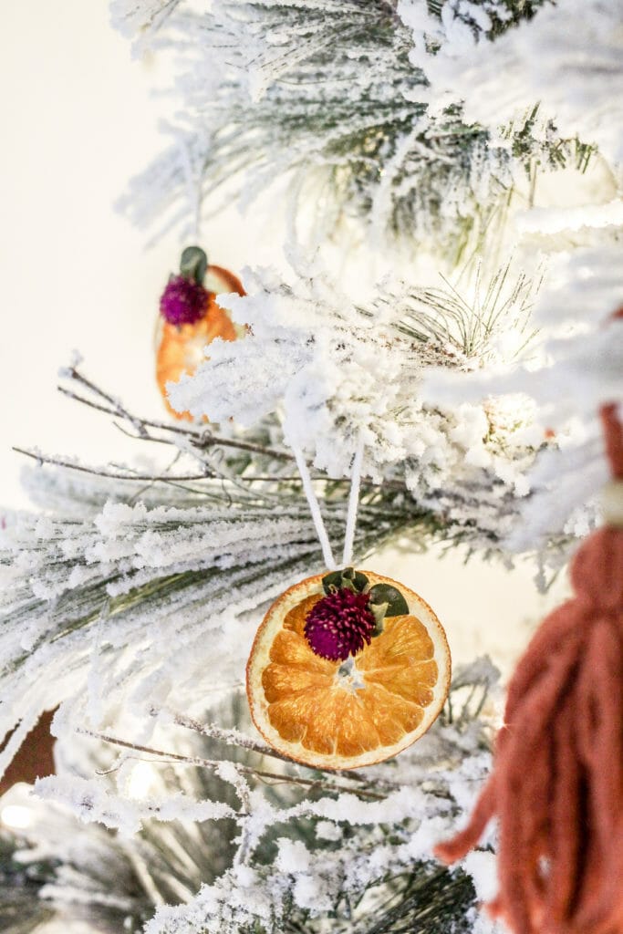 DIY boho orange slice ornaments