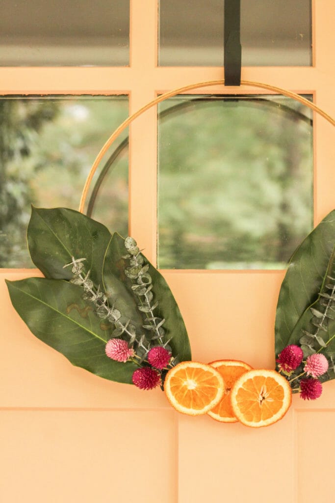 DIY Orange Slice Wreath