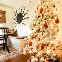 My Earthy Boho Christmas Tree with DIY Ornaments
