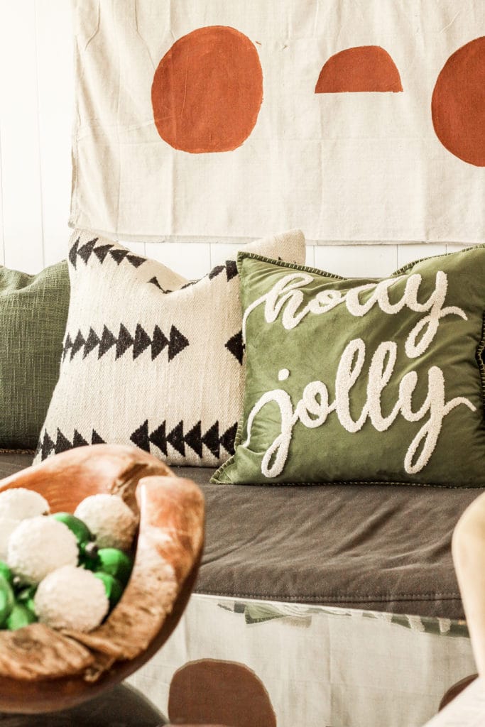 holly jolly pillow