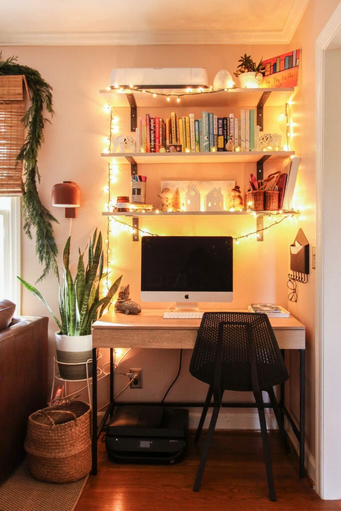 office in living room