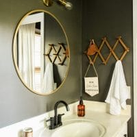 One Paint Can Later… Our Refreshed Bathroom