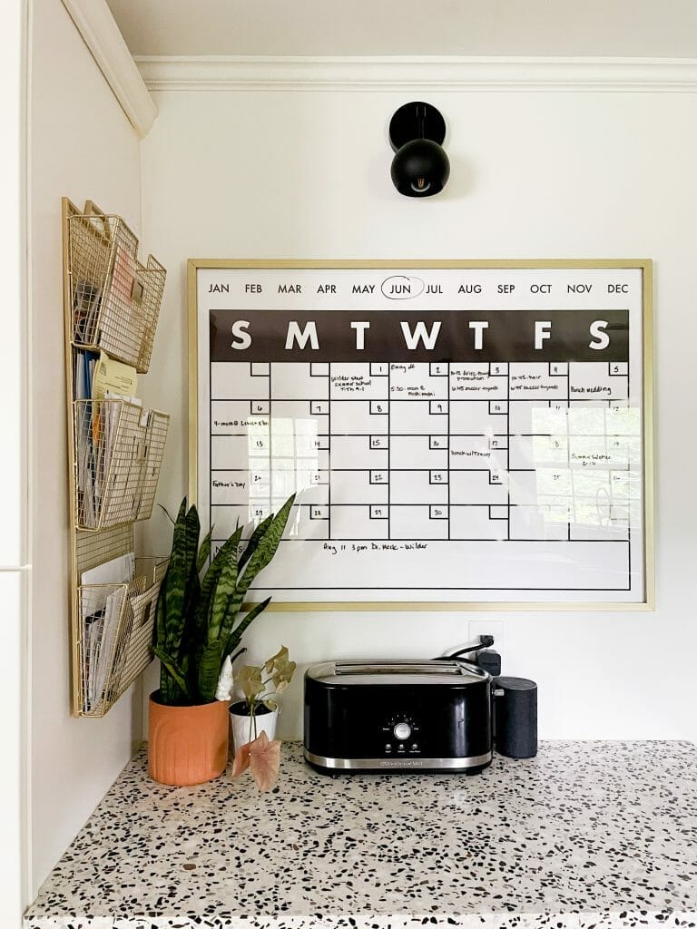 DIY family calendar