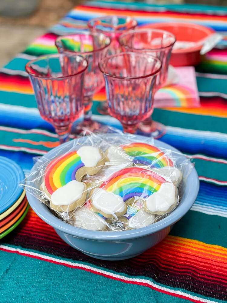 rainbow party cookies